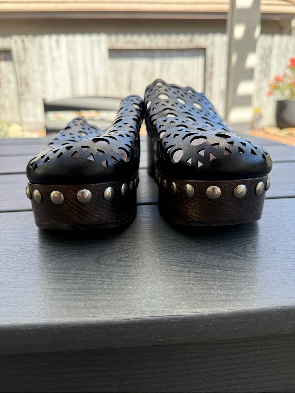 ALAÏA Black Vienne Clogs size 40 - Picture 5 of 12